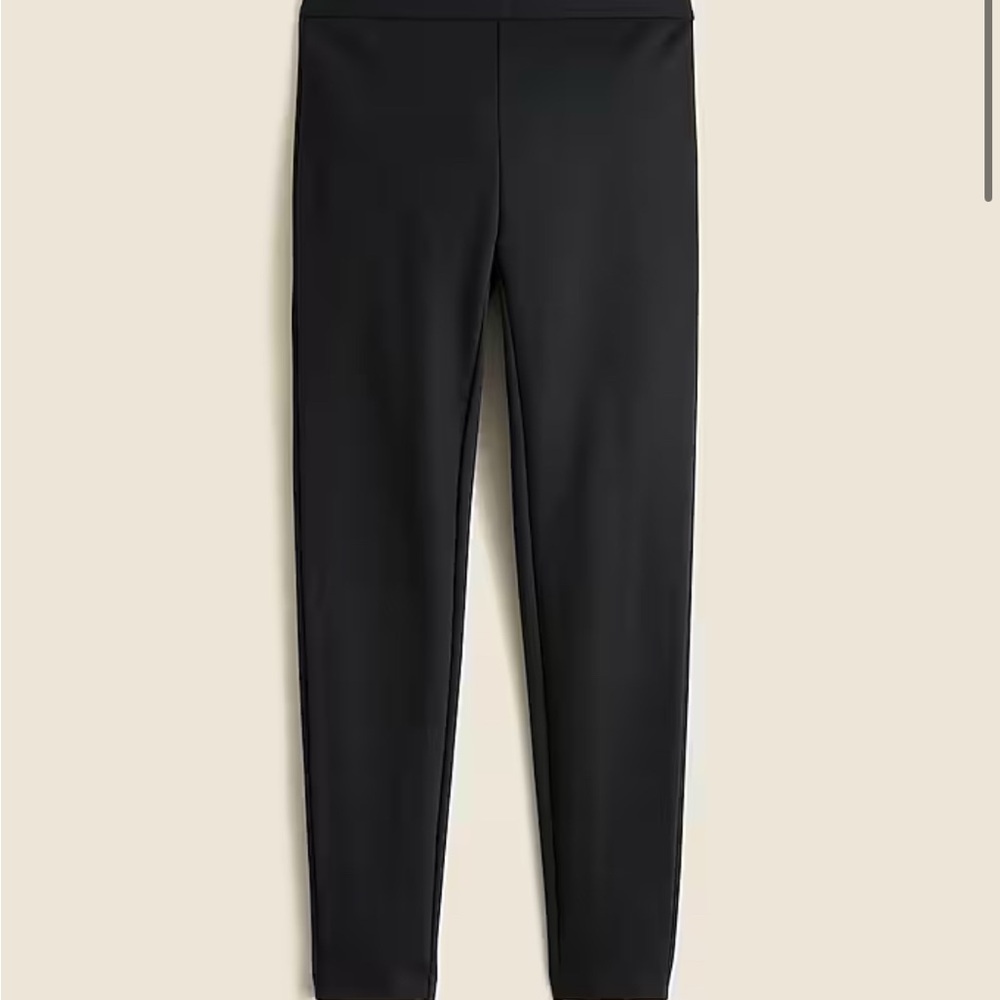 J. Crew Pixie pant in stretch ponte (charcoal gray)